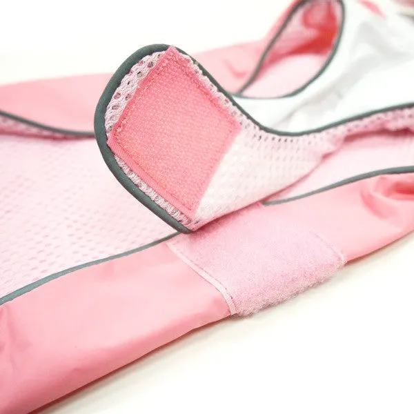 Pink Bunny Dog Raincoat