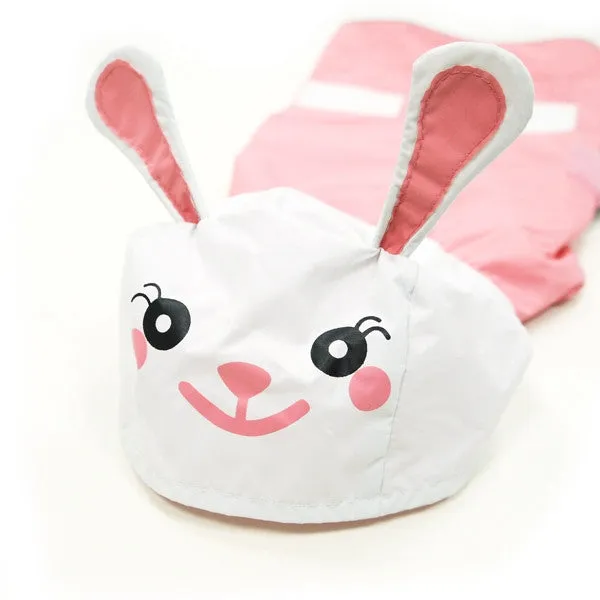 Pink Bunny Dog Raincoat