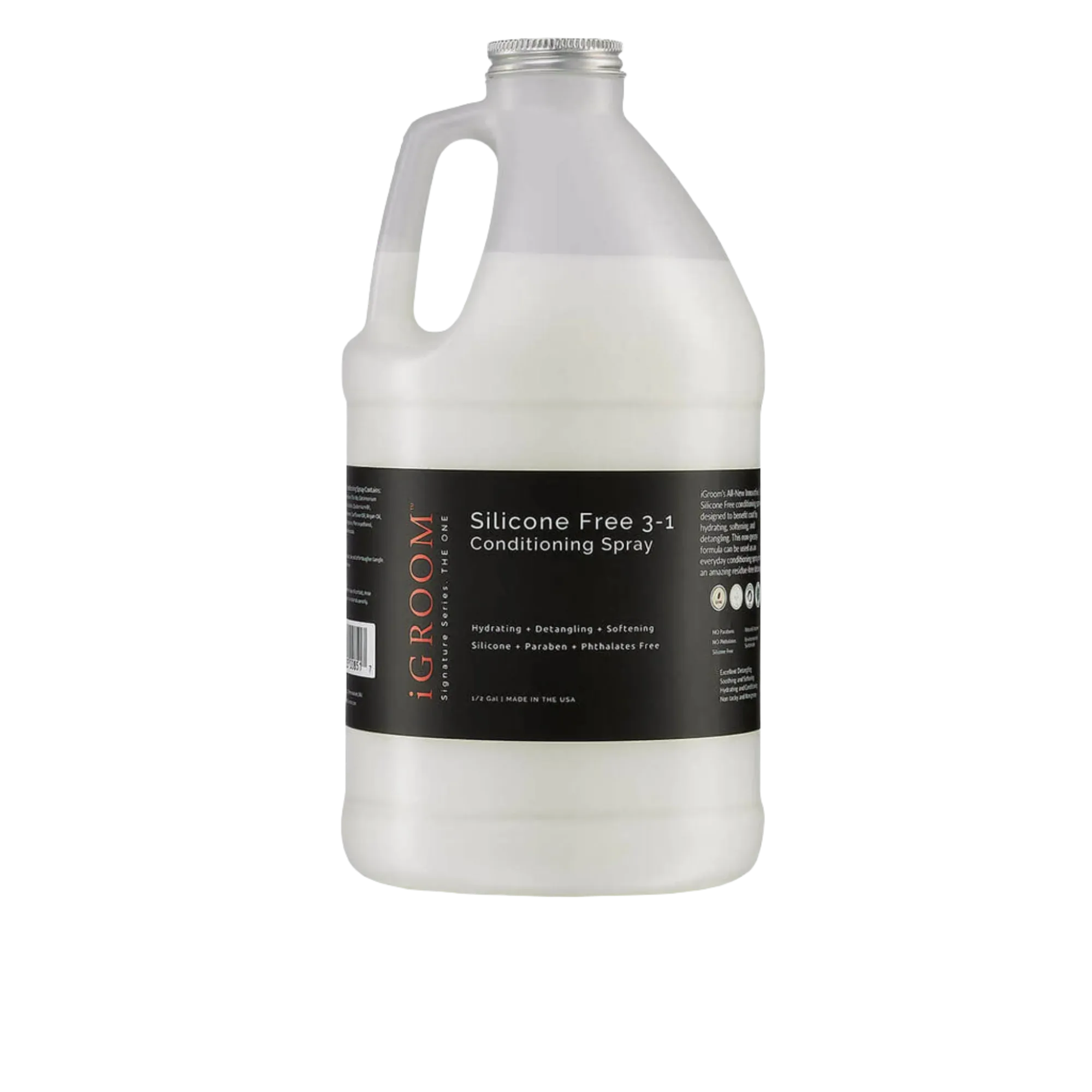 Silicone Free 3-1 Conditioning/Detangling Spray 64oz by iGroom