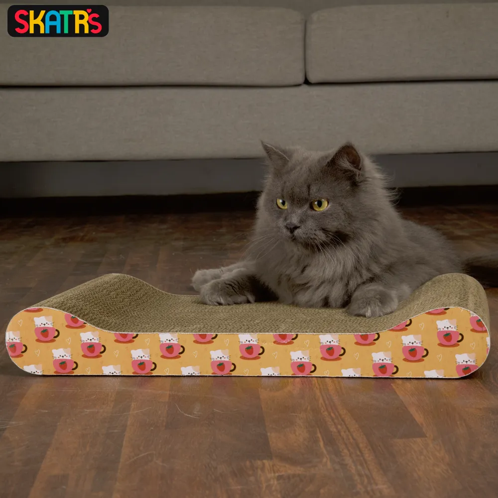 Skatrs Claw and Order Cat Scratcher with 2g Premium Catnip Free