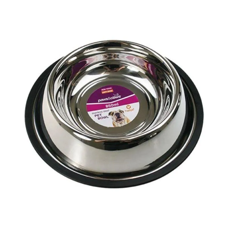 Stainless Steel Pet Bowl - 850ml