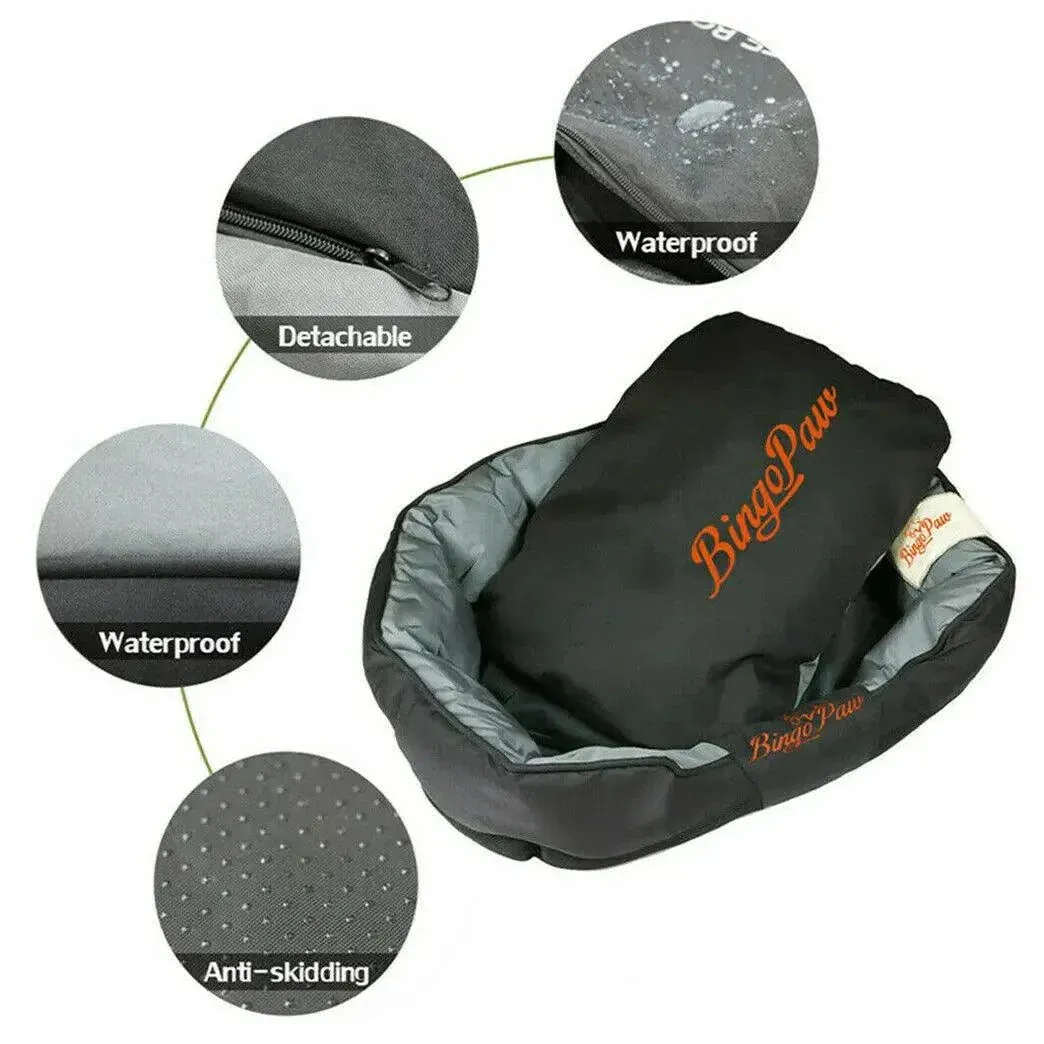 The Majestic Woof Oasis XXL Orthopedic Throne — Jumbo Waterproof Sofa Bed for Royal Canine Comfort
