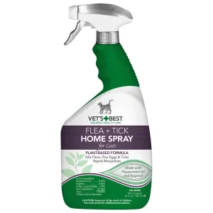 Vet's Best Flea and Tick Home Spray for Cats (32-oz)