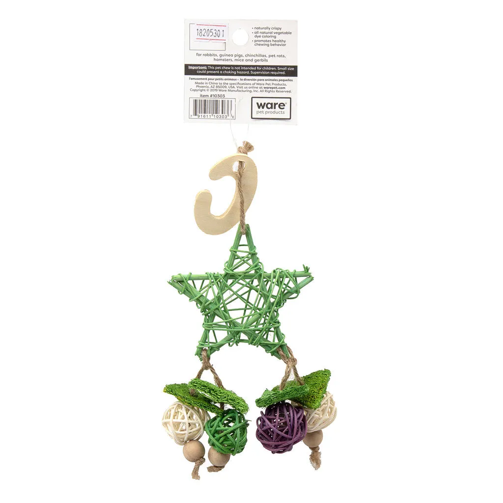 Ware Hanging Star Bunch Toy for Small Animals, 1-count